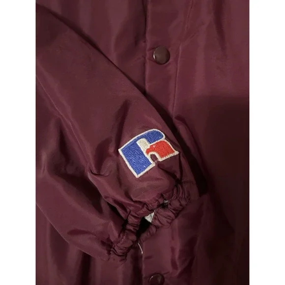 TXST Football Player Button Up Jacket Windbreaker Texas State Bobcats 46 2XL XXL - Picture 4 of 8